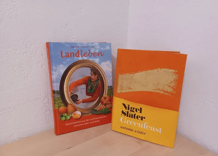 Ehemalige Bibliothek Fuer 2 Mit Kueche Kamin Netflix Parken Und Hofladen Steinhofel